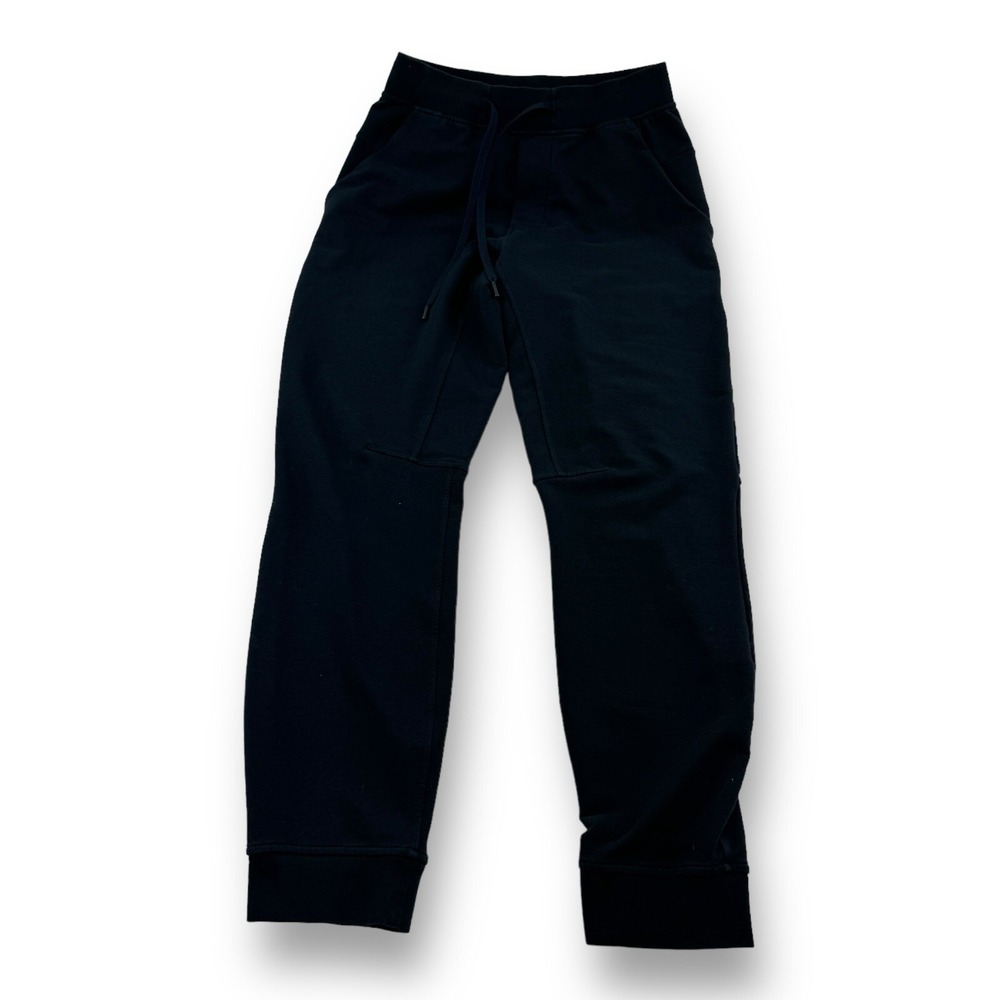 Lululemon Classic Navy Blue City Sweat Wicking Stretch Jogger Pants Size Small S